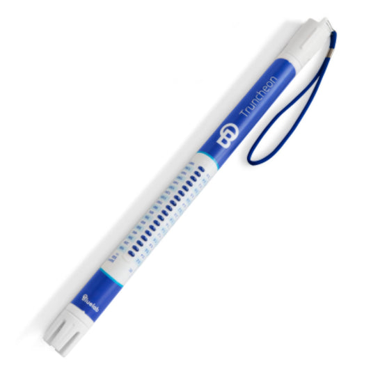 Angled view of the Bluelab Truncheon Nutrient Meter, a durable and waterproof EC meter with an easy-to-read LED display, ideal for reliably testing nutrient solution strength in all New Zealand growing environments