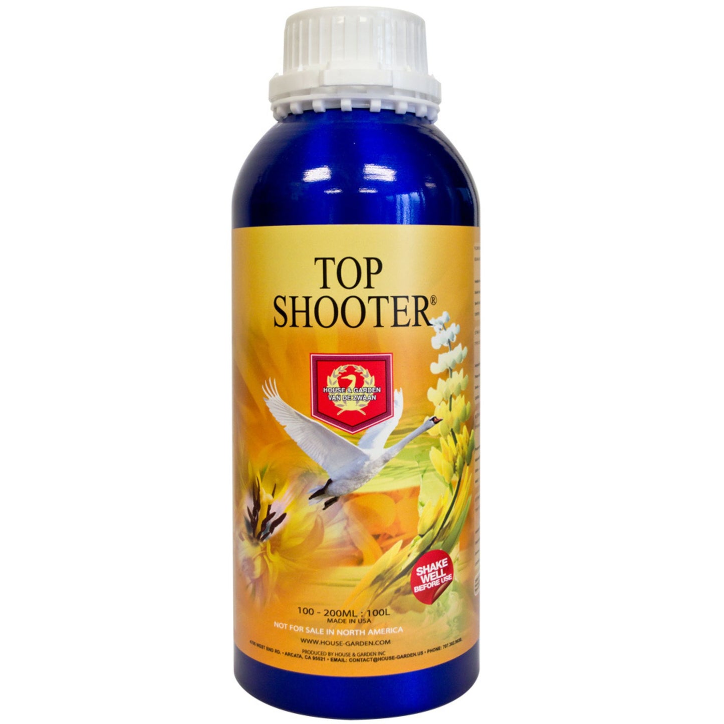 House & Garden Top Shooter 1L bloom booster, a highly concentrated flowering additive for maximizing yields in hydroponic and soil gardens in New Zealand