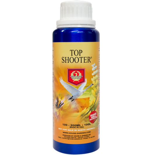 House & Garden Top Shooter 250ml bloom booster, a highly concentrated flowering additive for maximizing yields in hydroponic and soil gardens in New Zealand