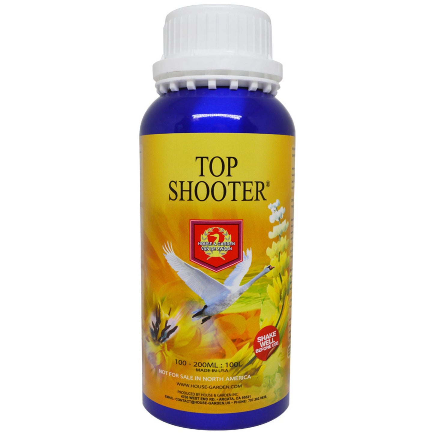 House & Garden Top Shooter 500ml bloom booster, a highly concentrated flowering additive for maximizing yields in hydroponic and soil gardens in New Zealand