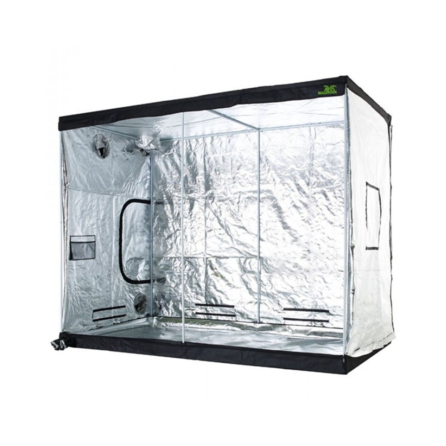 Empty Jungle Room Grow Tent 300cm x 150cm x 200cm, a rectangular design with reflective Mylar interior, durable zippers, and multiple ventilation ports, ideal for efficient use of space in New Zealand indoor gardens