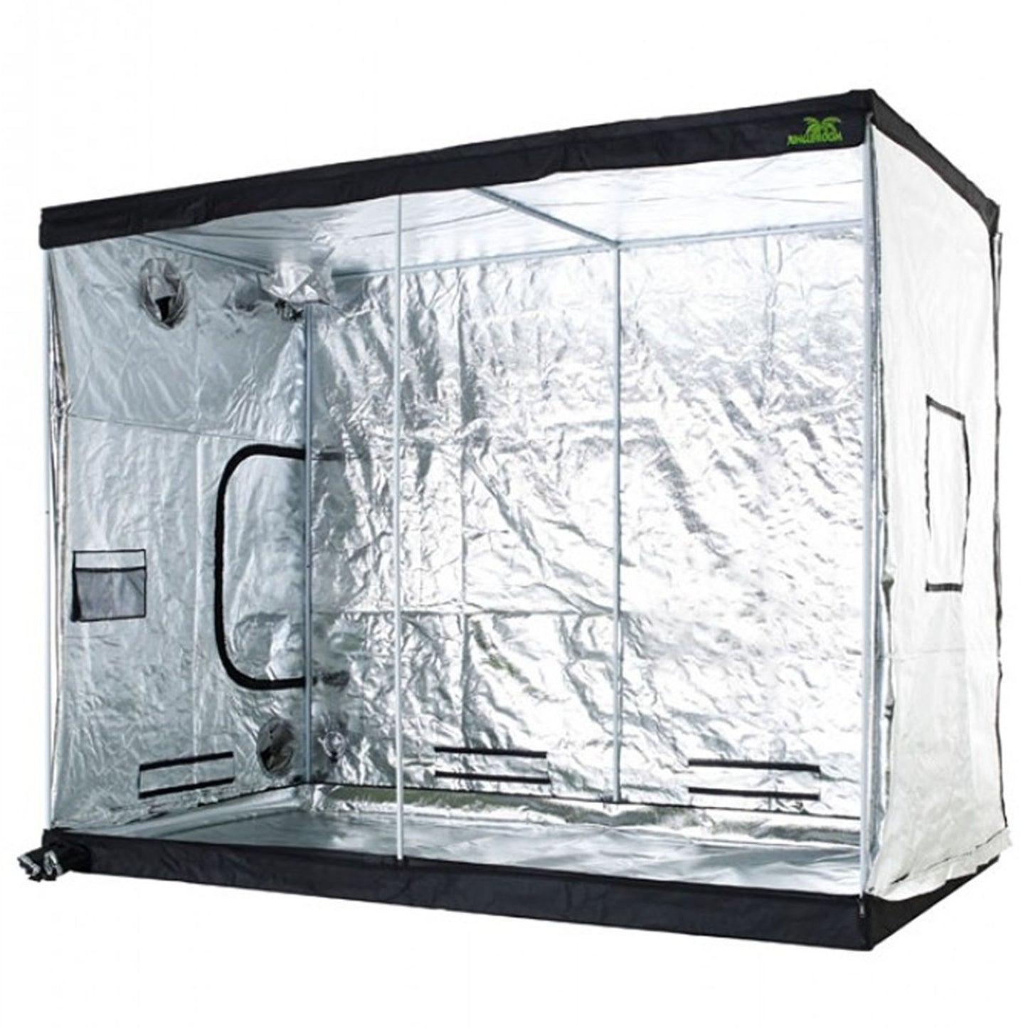 Jungle Room Grow Tent 300cm x 150cm x 230cm, featuring an extra-tall rectangular design with a highly reflective interior, robust frame, and access windows, providing ample vertical space for large plants in New Zealand